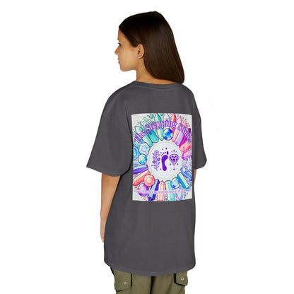 Kids TShirt 'Manifesting Snacks, Crystals, and Good Energy'
