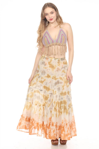 *Tiedye Gauze Skirt