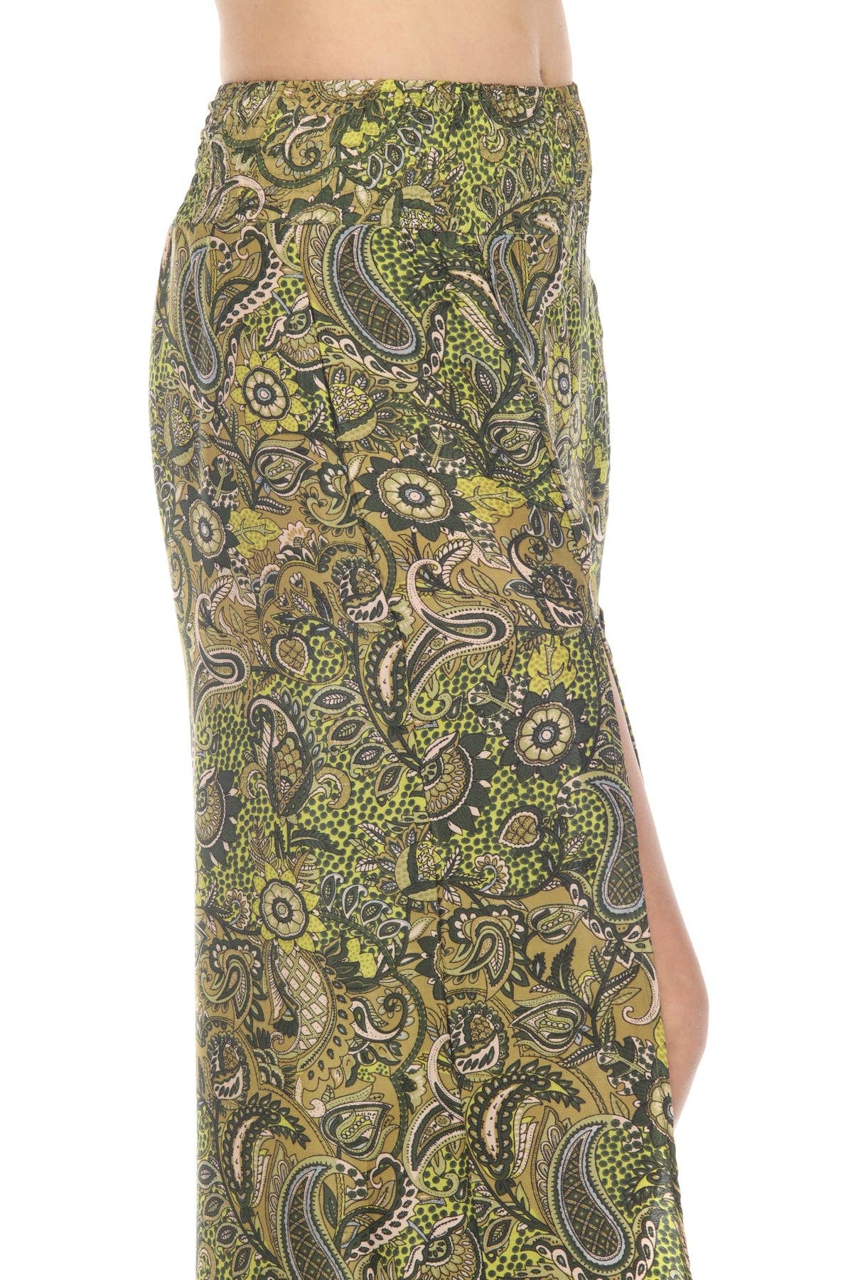 *PolySilk Faux Wrap Pants
