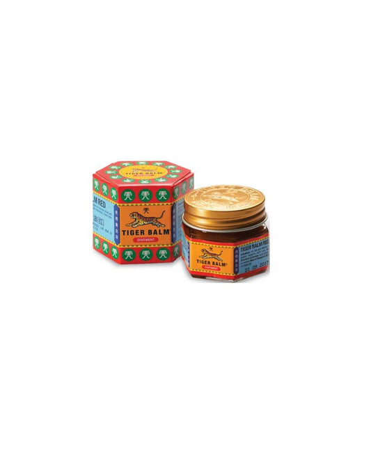 Tiger Balm Red 21g small jar with red and green decorative packaging for pain relief