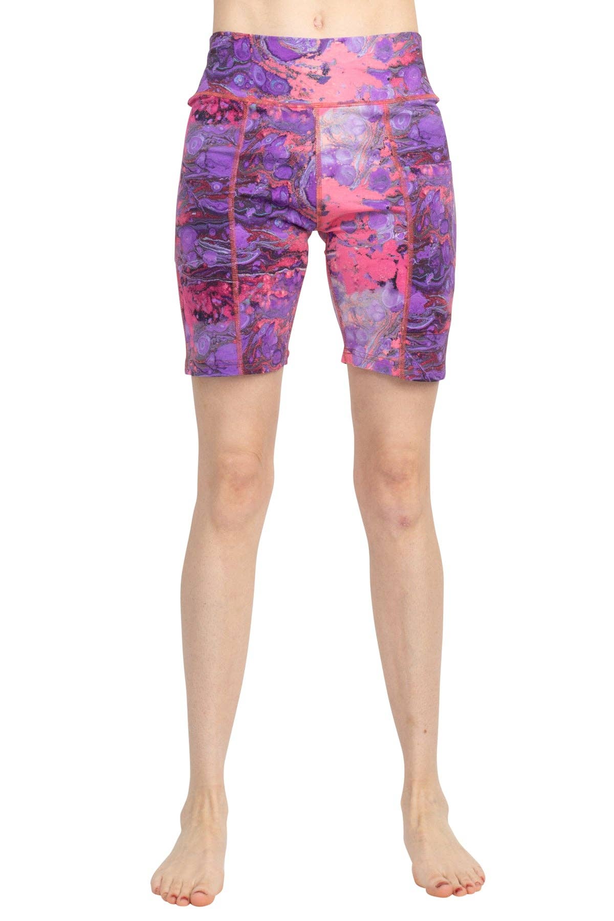 *Psychedelic Marble Bike Shorts