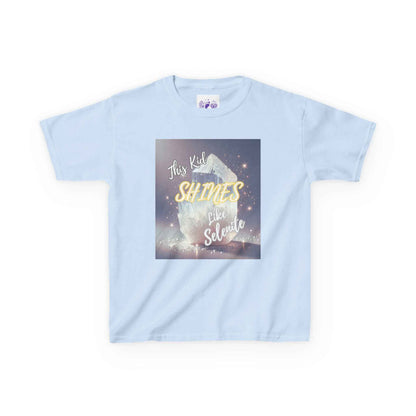 Kids TShirt 'This Kid Shines Like Selenite'
