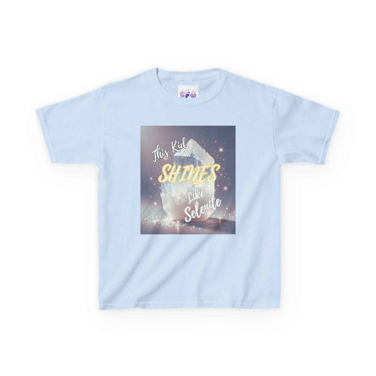 Kids TShirt 'This Kid Shines Like Selenite'