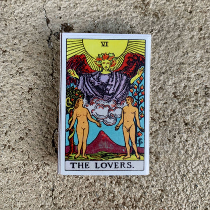 *Tarot Matchbox - The Lovers • Accessories for your candles