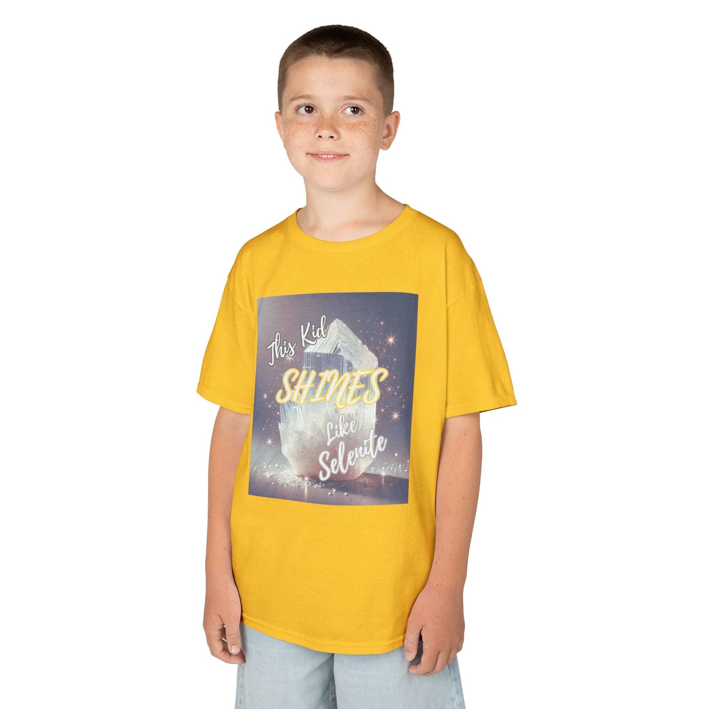 Kids TShirt 'This Kid Shines Like Selenite'
