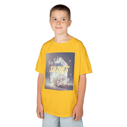 Kids TShirt 'This Kid Shines Like Selenite'