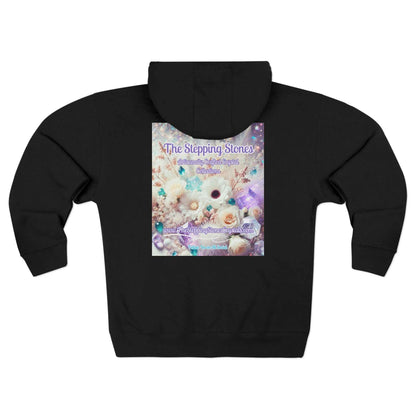 Floral Zipped Hooded Sweater