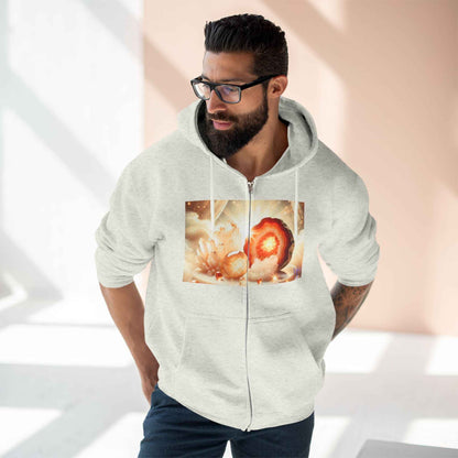 Warm Geode Zipped Hooded Sweater