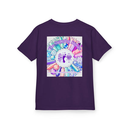 Kids TShirt 'I'm Just Here for Good Vibes and Pretty Rocks'
