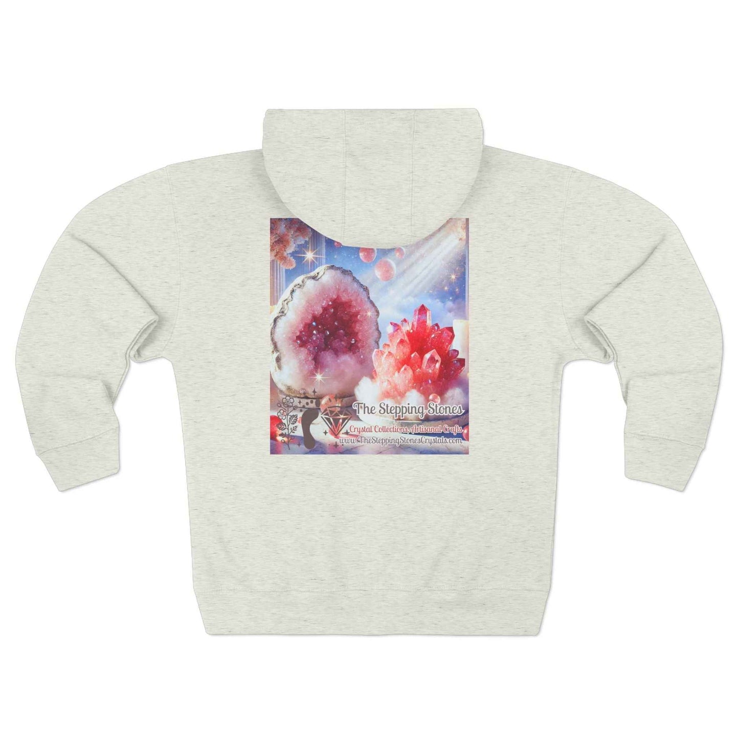 Cool Geode Zipped Hooded Sweater
