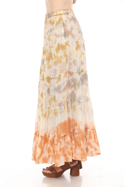 *Tiedye Gauze Skirt