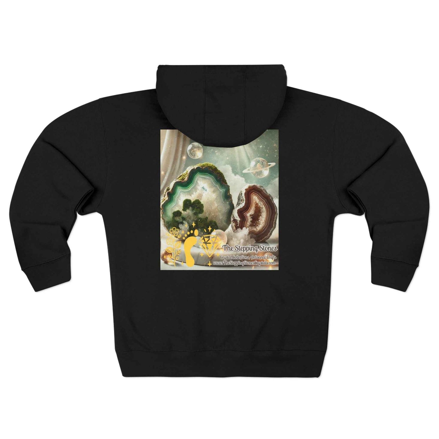 Warm Geode Zipped Hooded Sweater