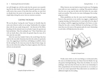 Goddess Casts the Runes by Anu Dudley