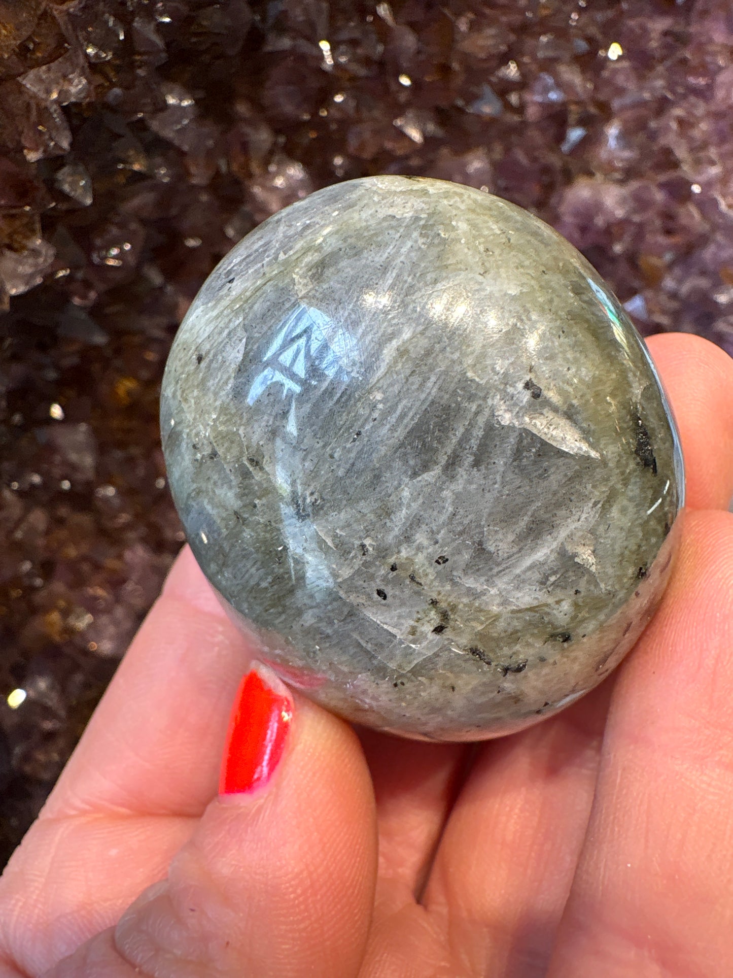 Labradorite Palm Stone