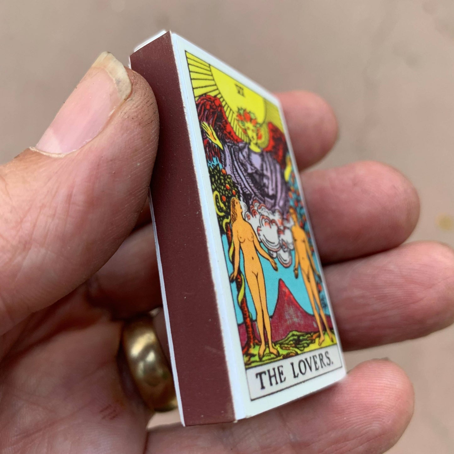 *Tarot Matchbox - The Lovers • Accessories for your candles