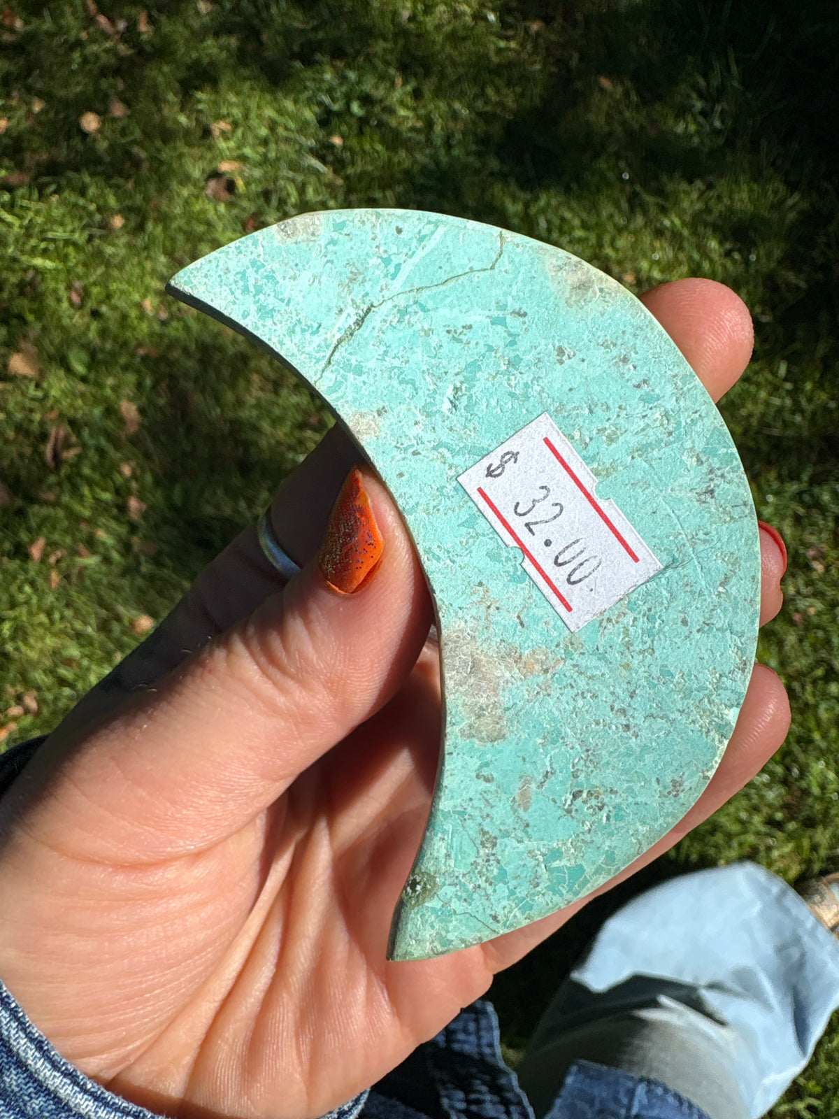 Turquoise Moon Crystal- Protection, Healing & Intuition