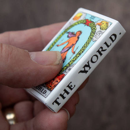 *Tarot Matchbox - The World • Candle Accessories