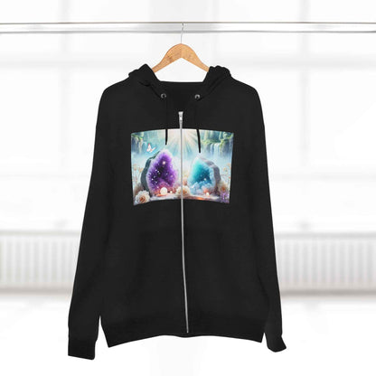 Cool Geode Zipped Hooded Sweater