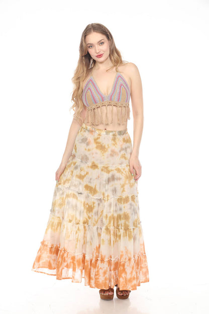 *Tiedye Gauze Skirt