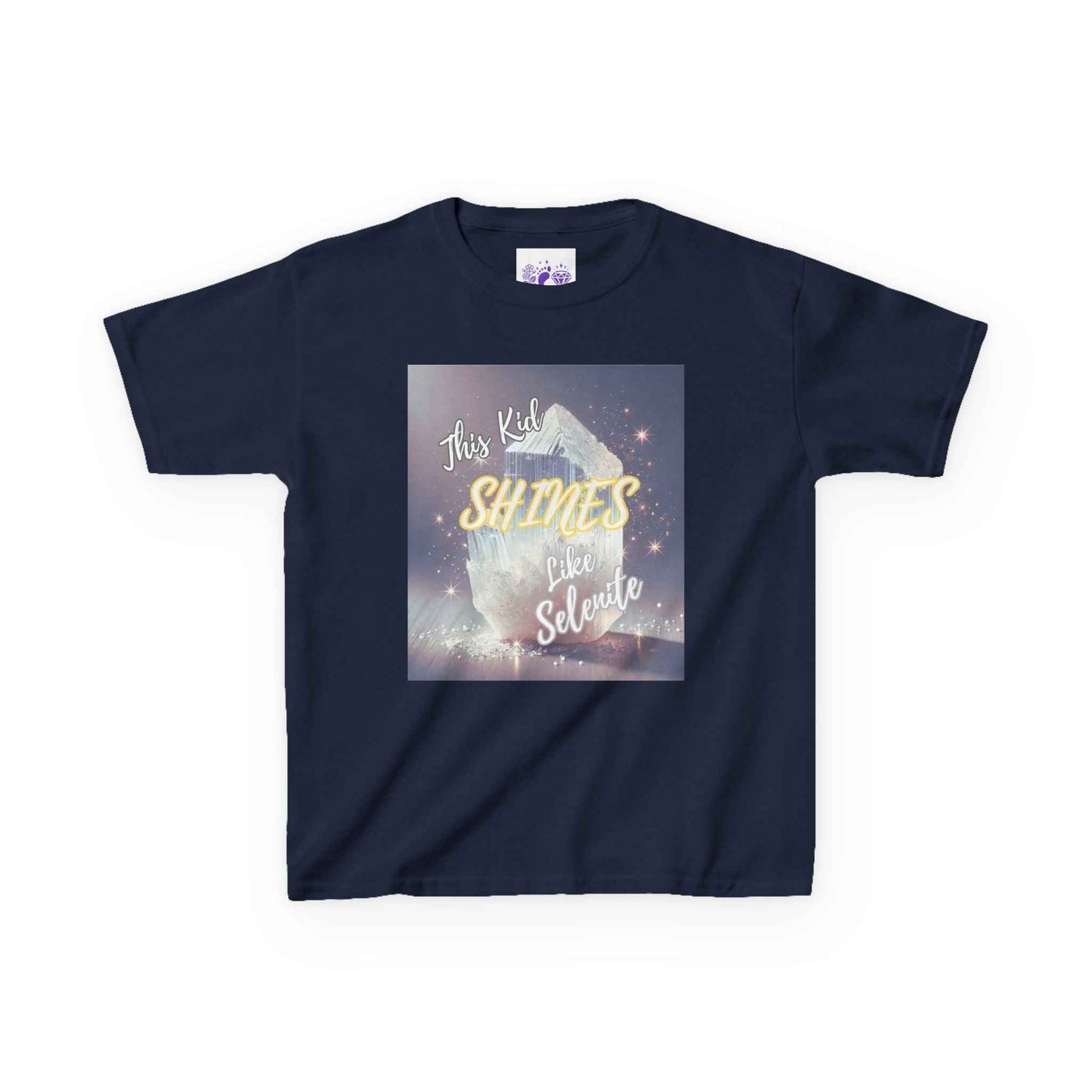 Kids TShirt 'This Kid Shines Like Selenite'