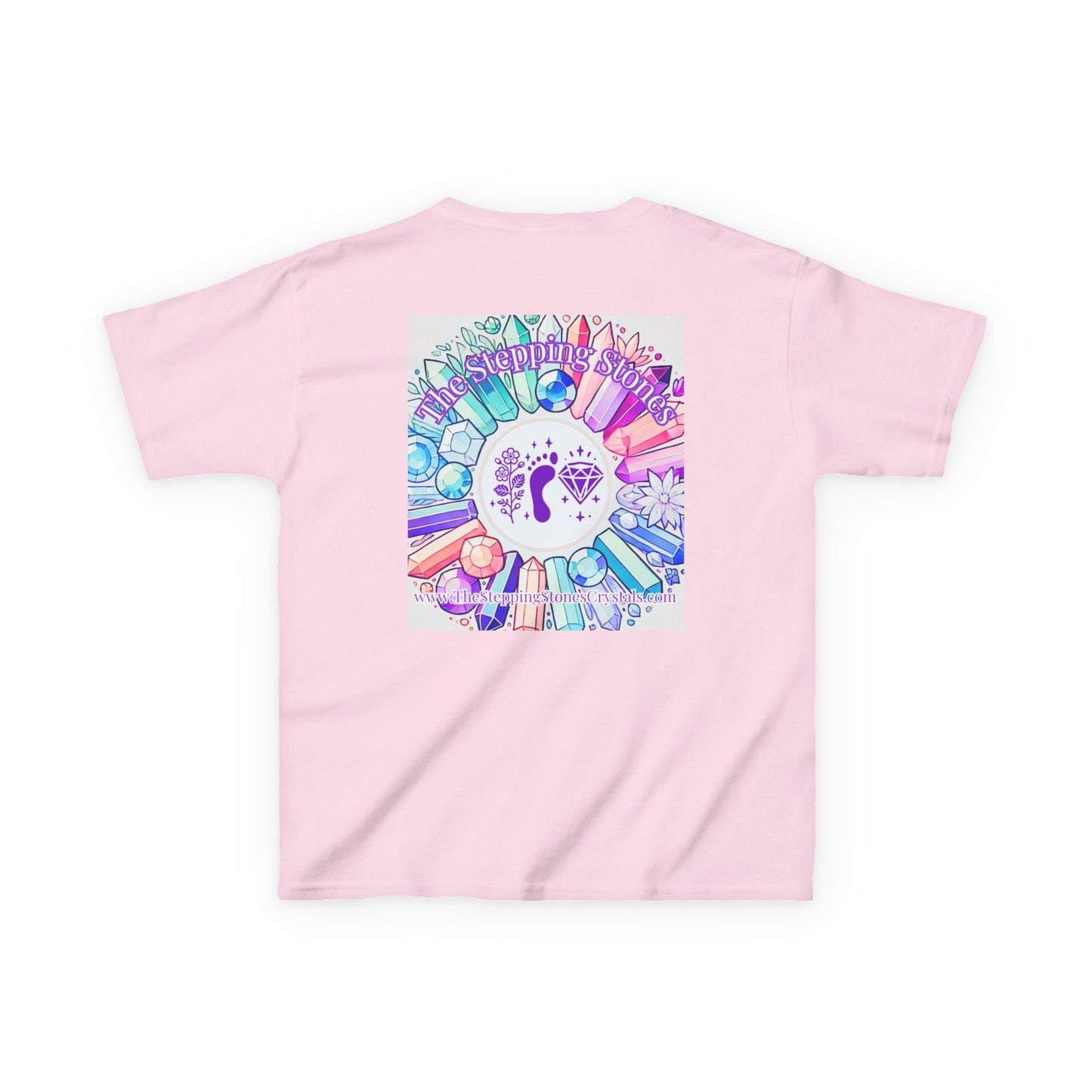 Kids TShirt 'Manifesting Snacks, Crystals, and Good Energy'