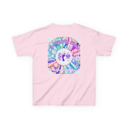 Kids TShirt 'Manifesting Snacks, Crystals, and Good Energy'