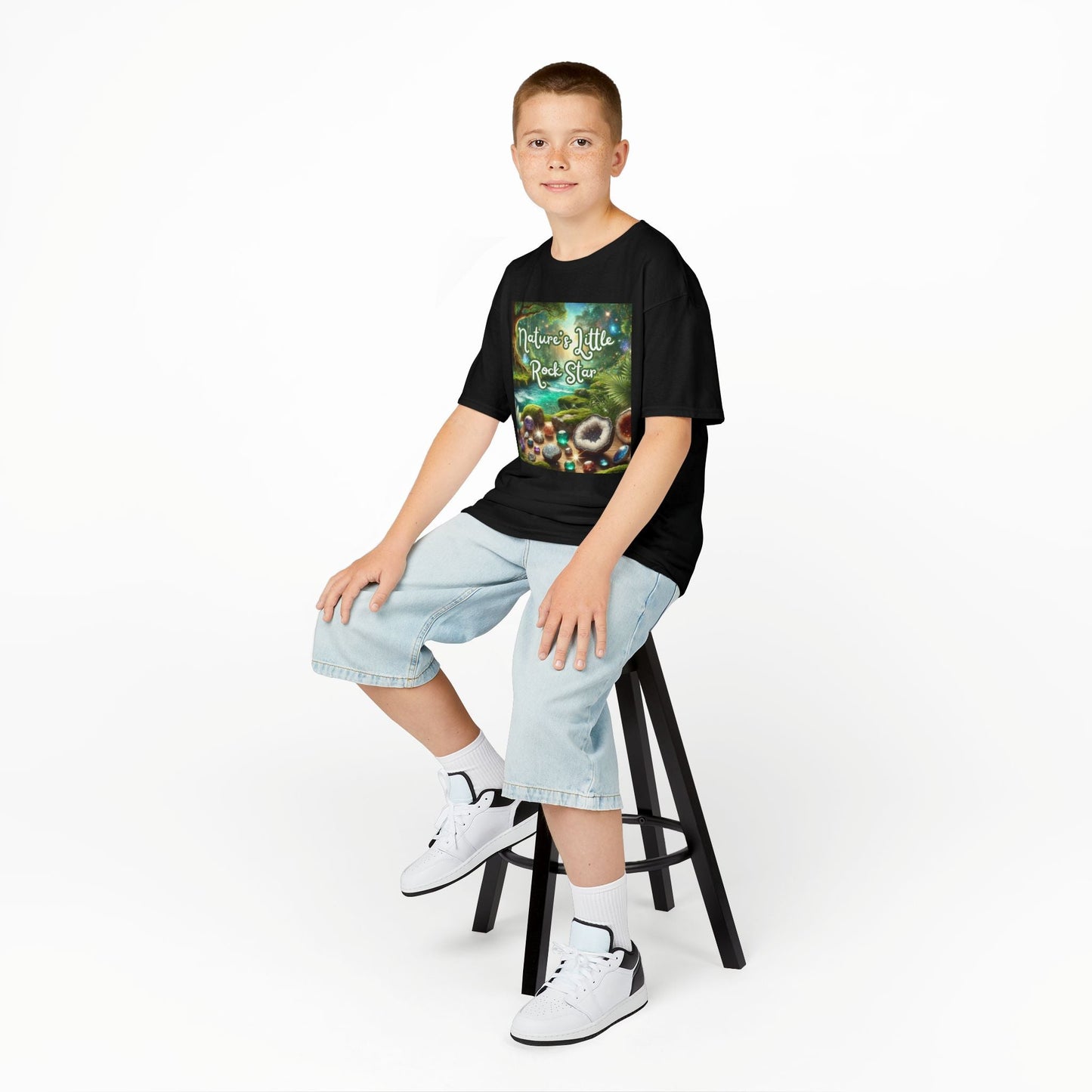 Kids TShirt 'Nature's Little Rock Star'