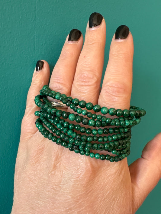 *Bracelet Malachite 4mm