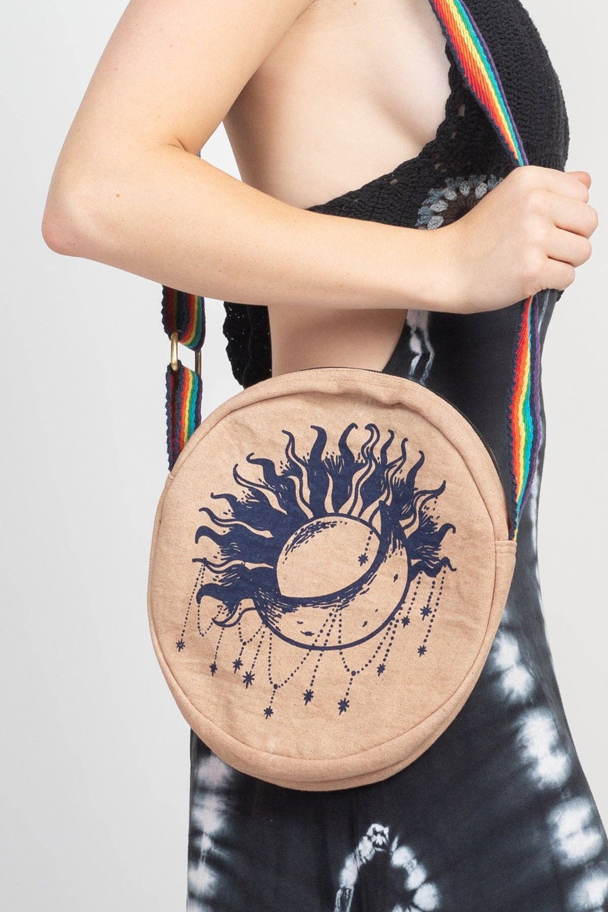 *Bohemian Round Crossbody Bag