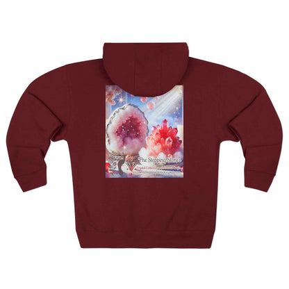 Cool Geode Zipped Hooded Sweater