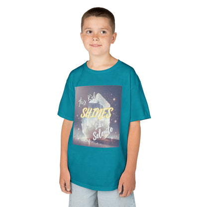 Kids TShirt 'This Kid Shines Like Selenite'