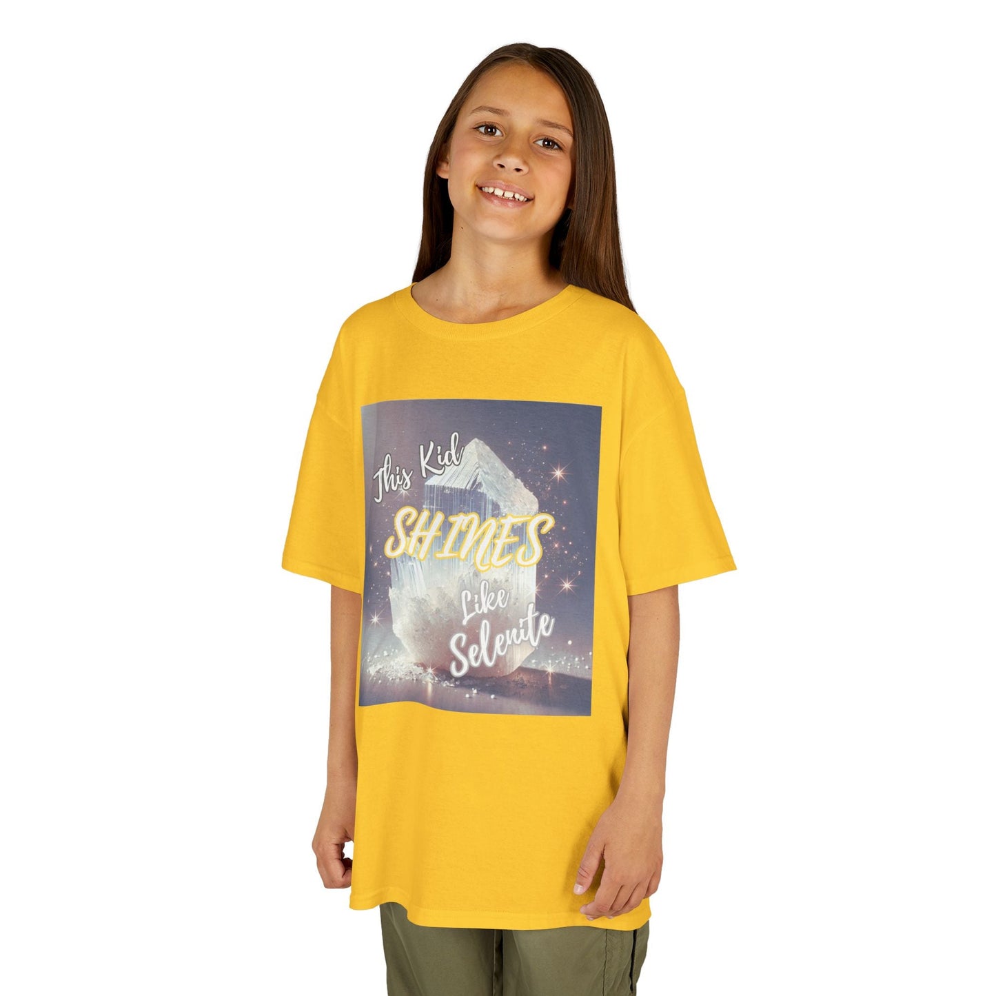 Kids TShirt 'This Kid Shines Like Selenite'