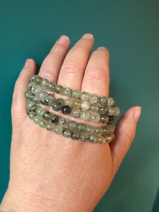*Bracelet Prehnite 8mm