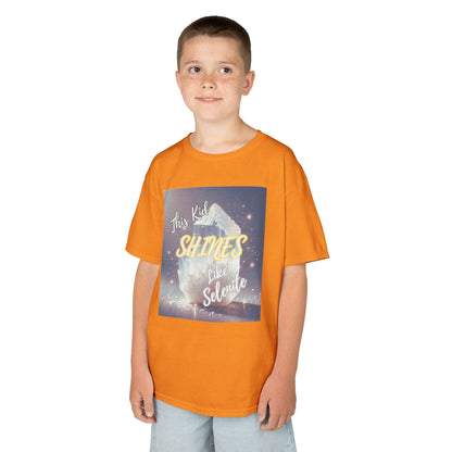 Kids TShirt 'This Kid Shines Like Selenite'