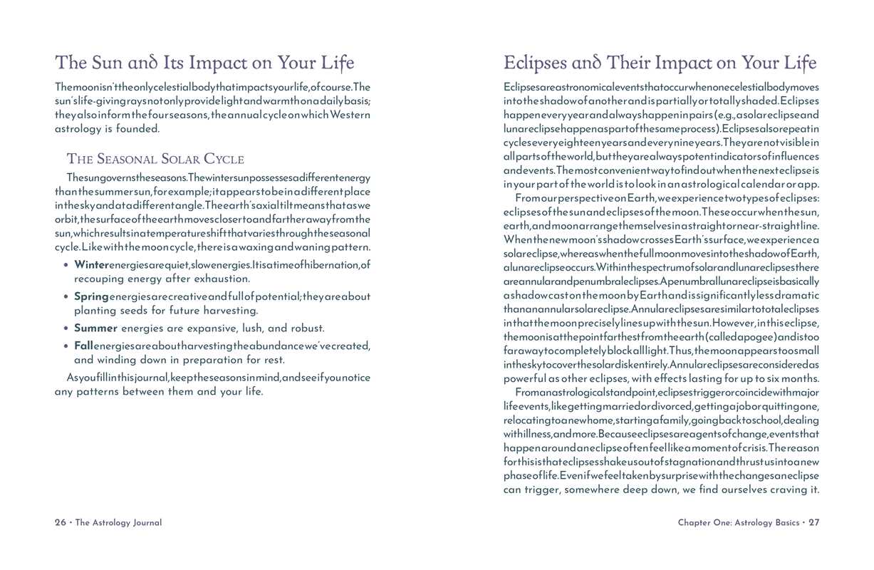 Astrology Journal by Mecca Woods