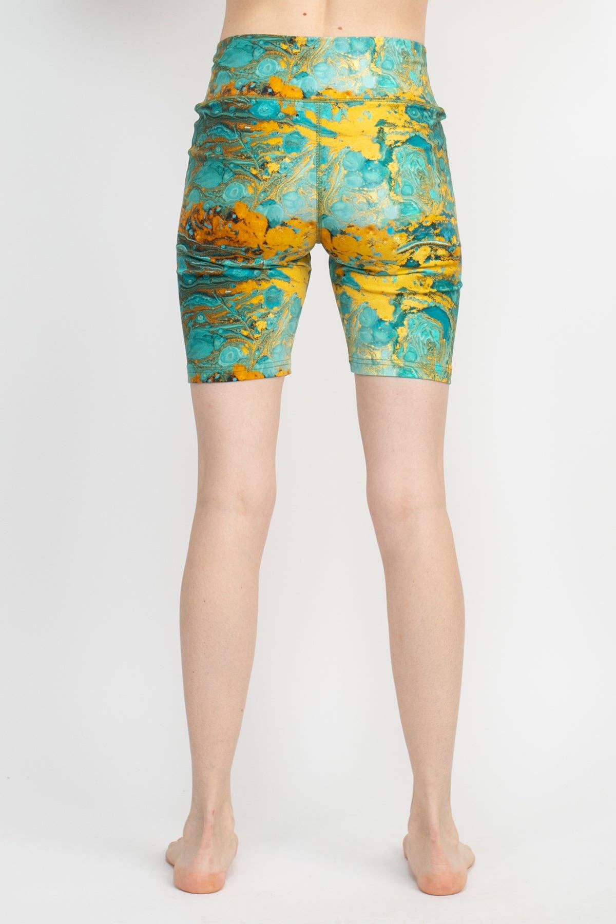 *Psychedelic Marble Bike Shorts