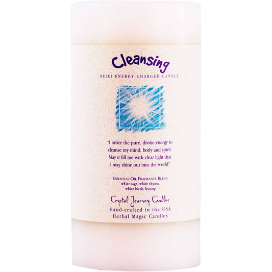 Reiki Herbal Pillar Candle Cleansing
