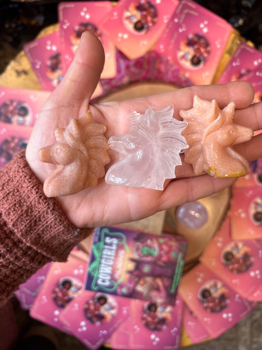 Unicorn Crystal Carving
