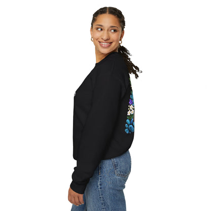 Inspirational Hawthorne Crystal Crew Neck Sweatshirt — Logo Design
