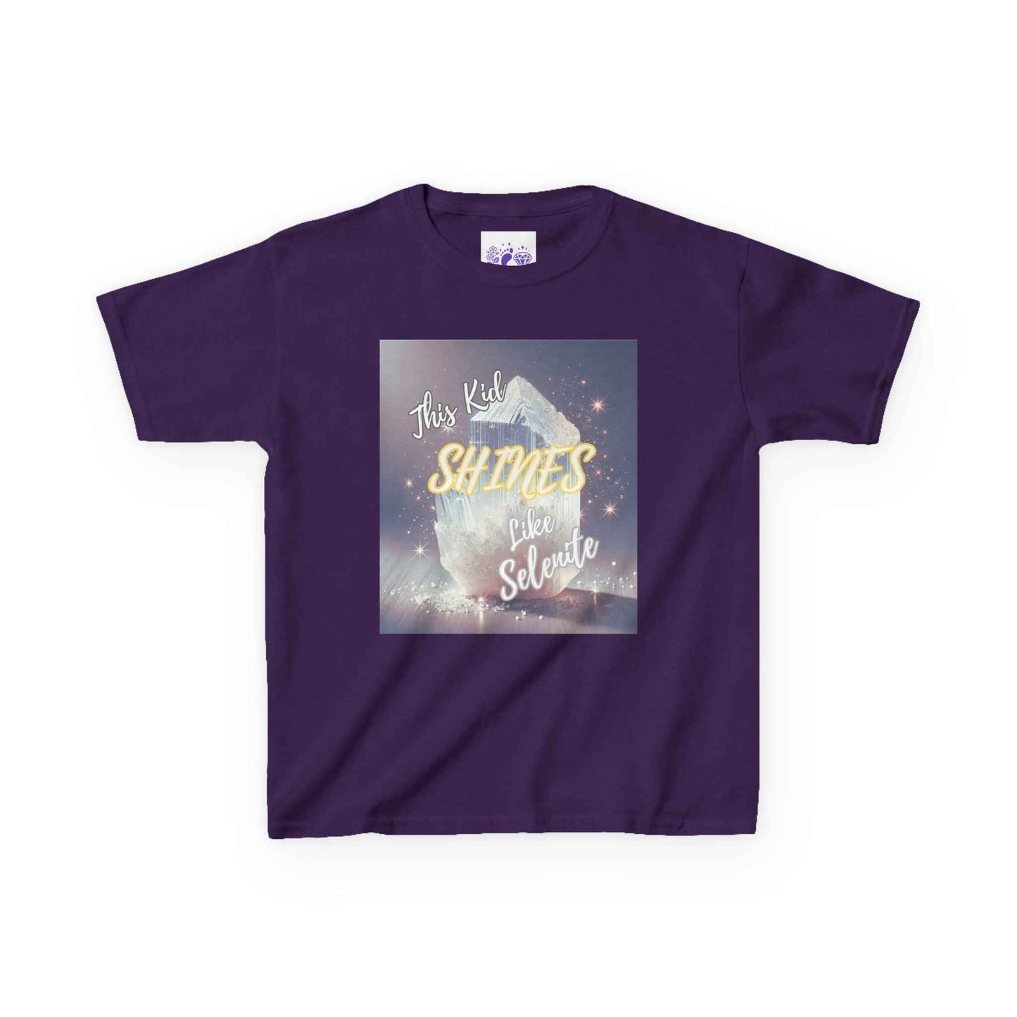 Kids TShirt 'This Kid Shines Like Selenite'