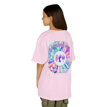 Kids TShirt 'Manifesting Snacks, Crystals, and Good Energy'