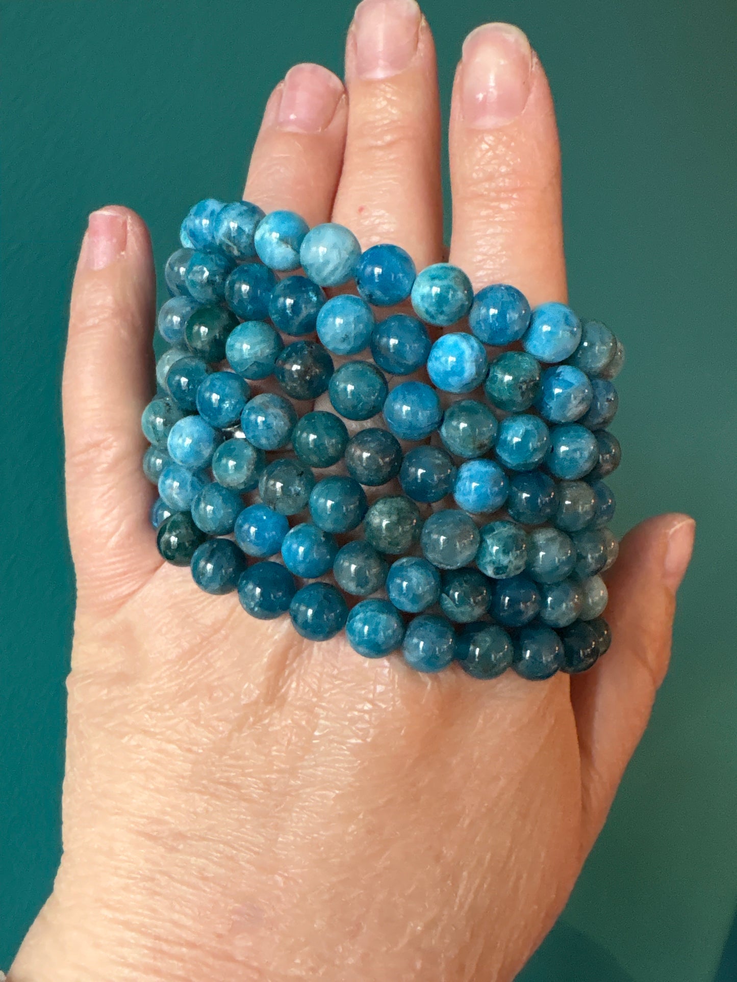 *Bracelet Apatite 8mm