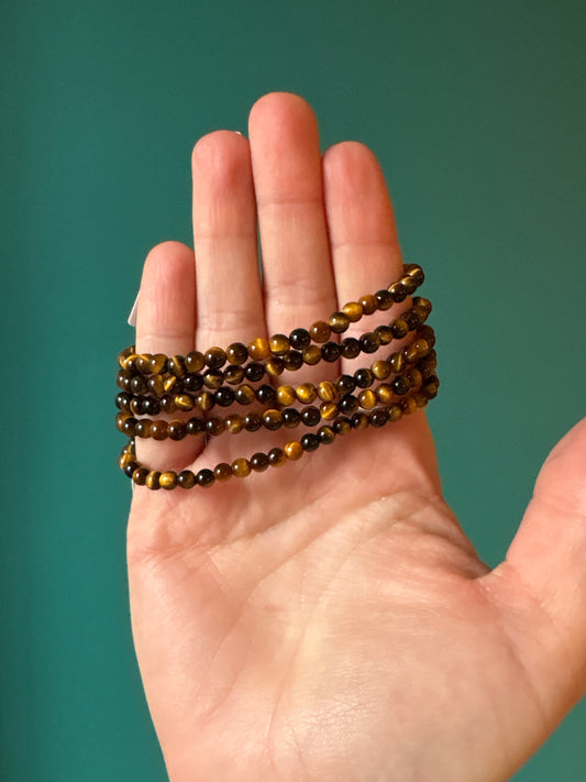 *Bracelet Tigers Eye 4 mm