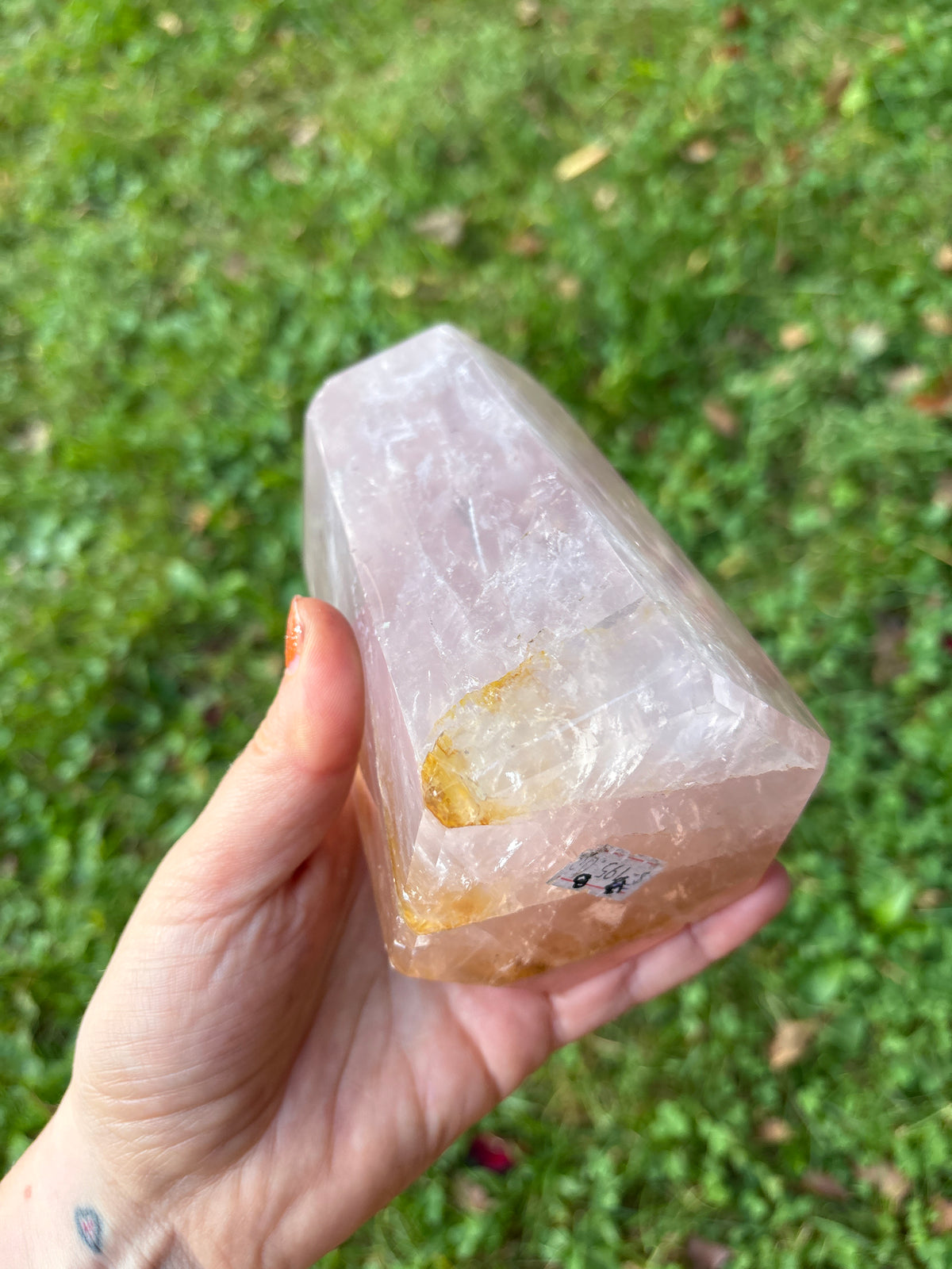 Rose Quartz High Quality Gemmy Tower