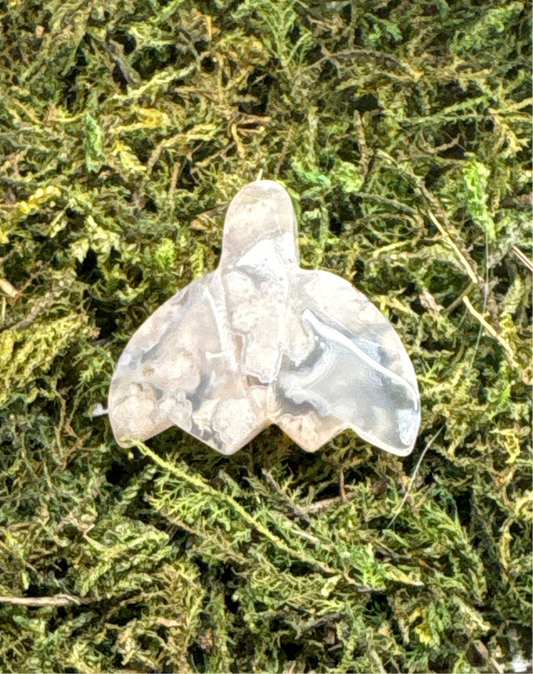 *Flower Agate Whale Tale