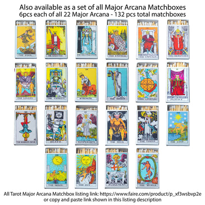 *Tarot Matchbox - The World • Candle Accessories