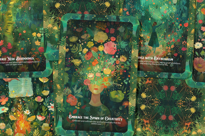 *Light My Fire Oracle Cards - A unique spiritual journey - Inspired by Lyrics - Mindfulness cards