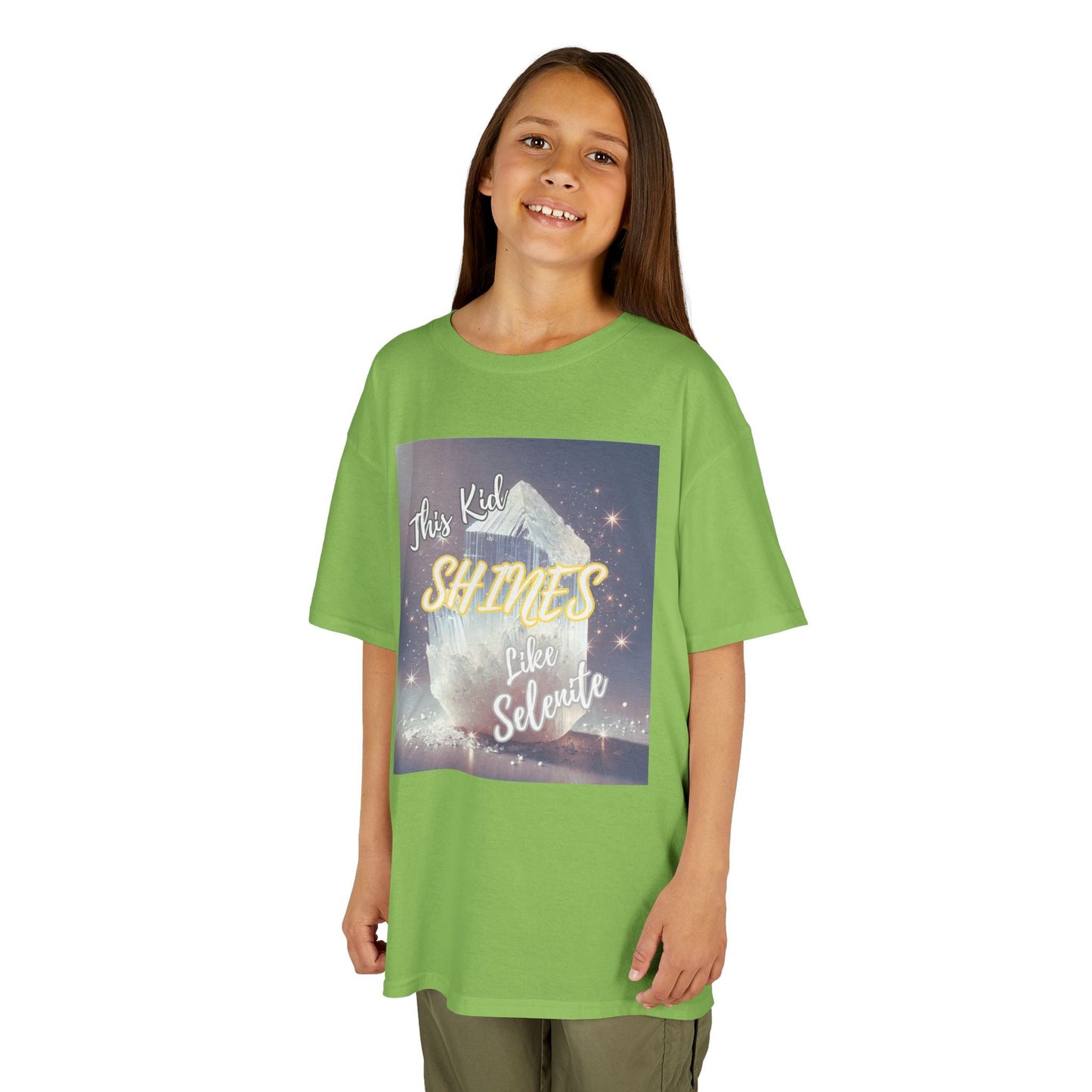 Kids TShirt 'This Kid Shines Like Selenite'