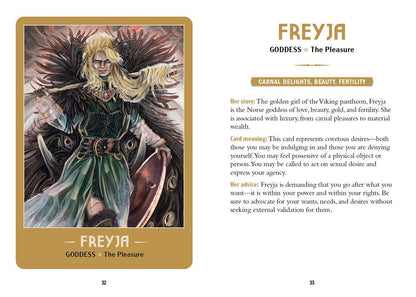 Women of Myth Oracle Deck by Maria Sofia Marmanides