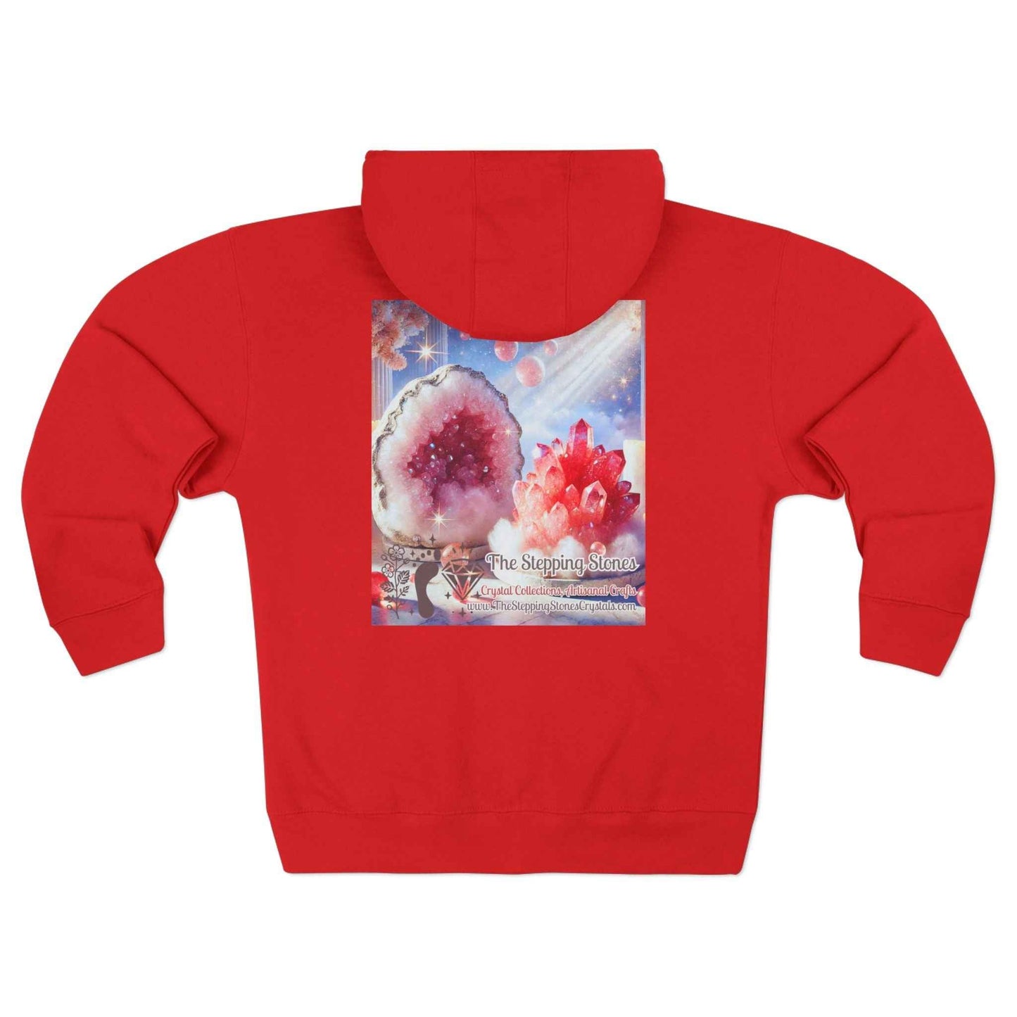 Cool Geode Zipped Hooded Sweater